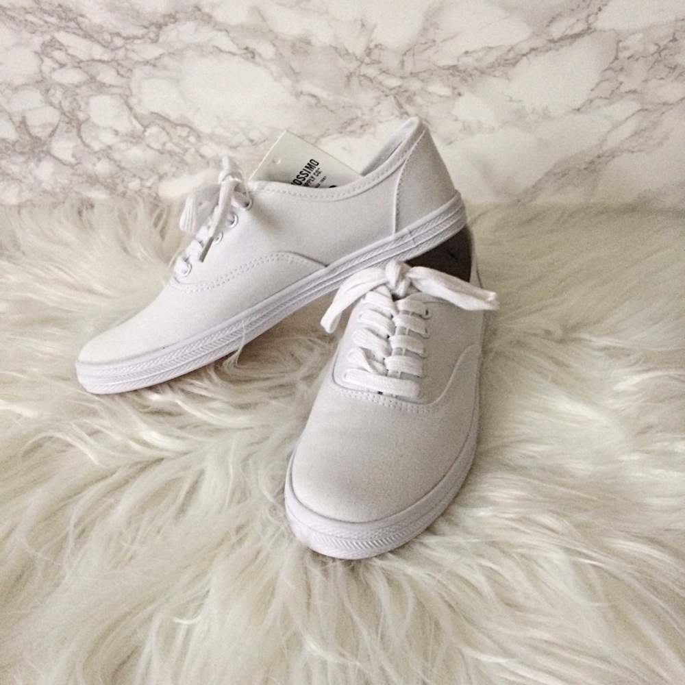 White sneakers